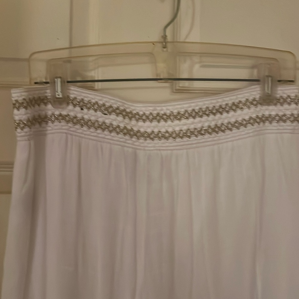 Ladies wide leg gauze pants
